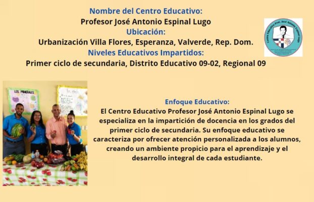 Creación de Prompt EN CHATGPT Para el Centro Educativo Profesor José Antonio Espinal Lugo