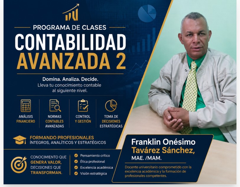 Contabilidad avanzada 2, programa de clases